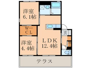 グリーンタウンＣの物件間取画像